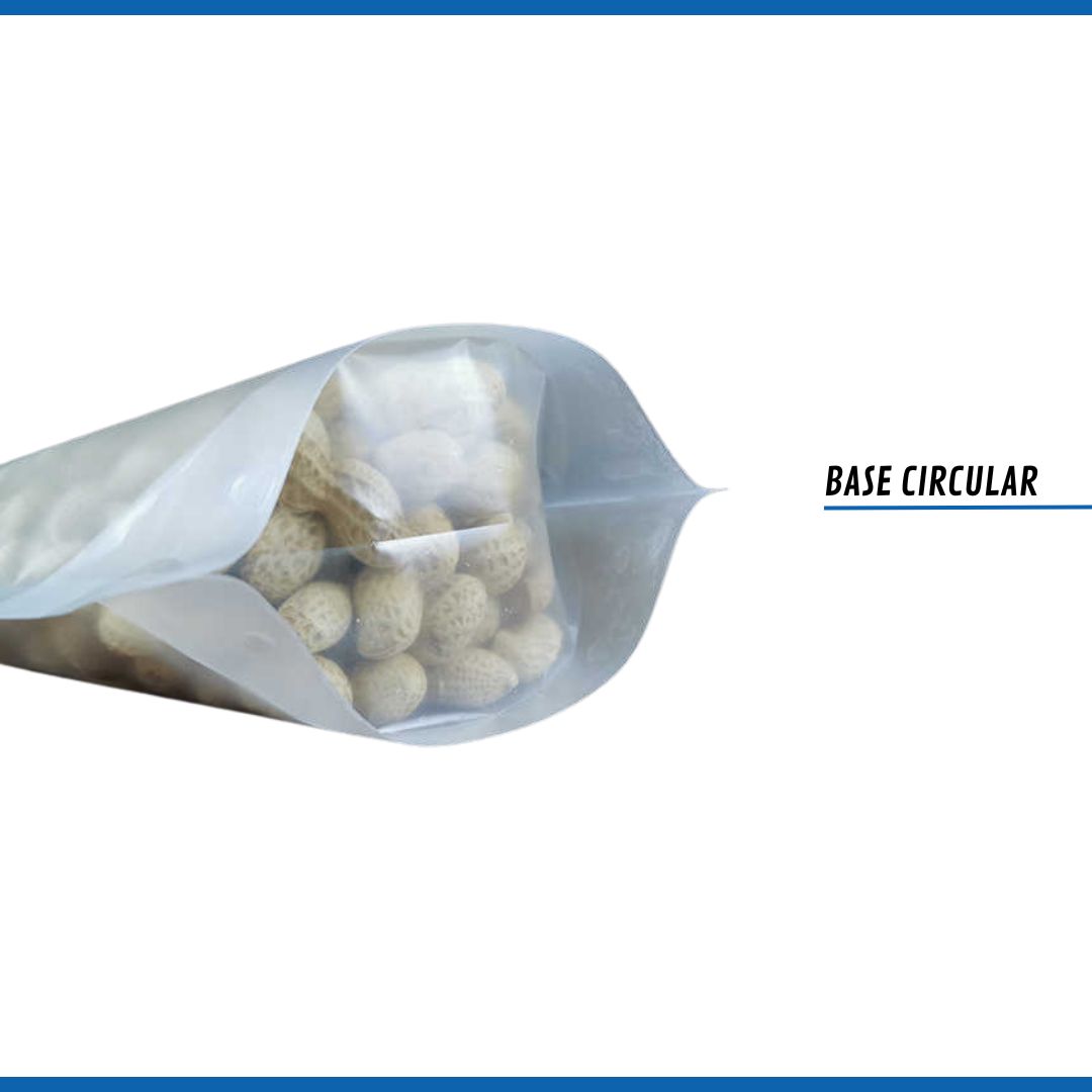 Bolsa Ziploc Transparente Con Base Circular — vista 2