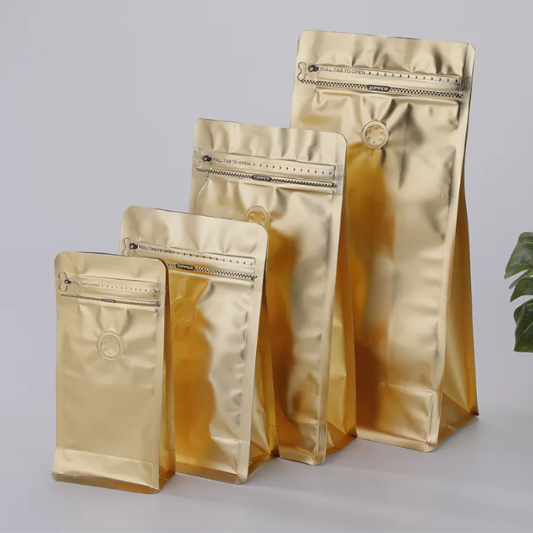 Bolsa Ziploc Para Café con Válvula | 4 Tamaños Disponibles — vista 4