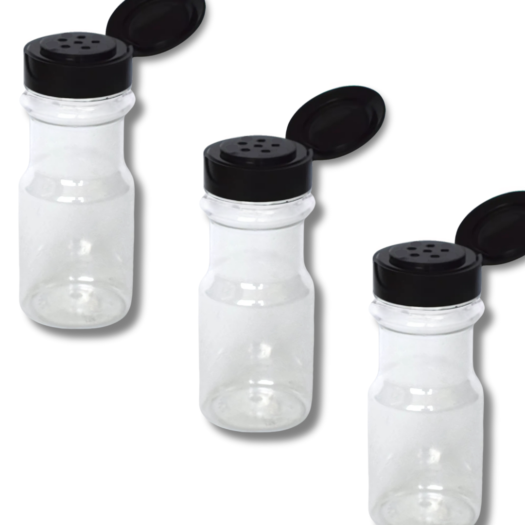 Salero PET 100-225 grs Tapa Con Liner | Tres Colores — vista 2