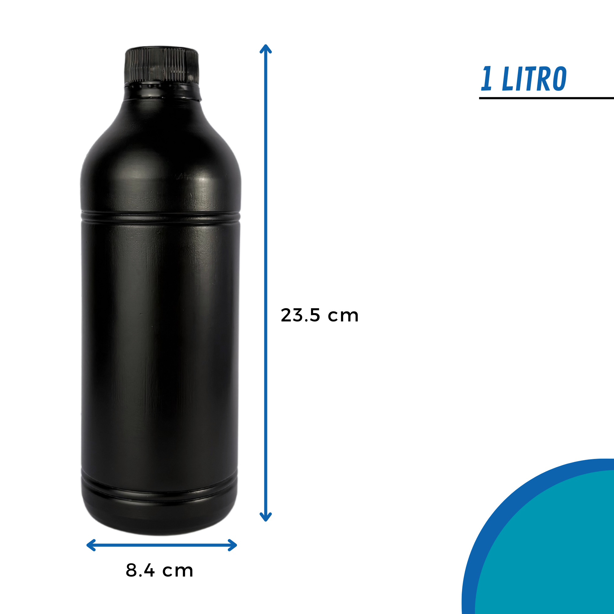 Botella Ferreti | Negro o Natural | 1L - 1/2L — vista 4