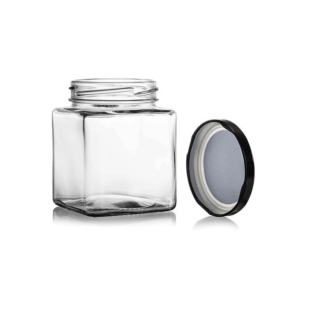 Frasco vidrio cuadrado 100ml — vista 2