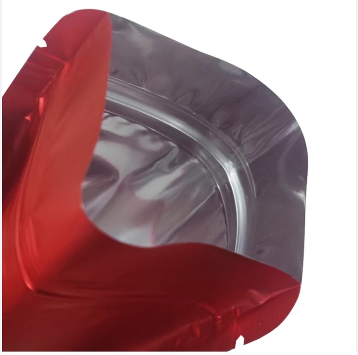 Bolsa Aluminio Ziploc Color Rojo Satinado (4 tamaños) — vista 4