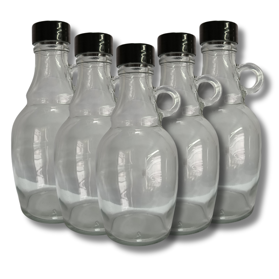 Botella Vidrio GROWLER 250cc/500cc Incoloro Con Tapa — vista 3