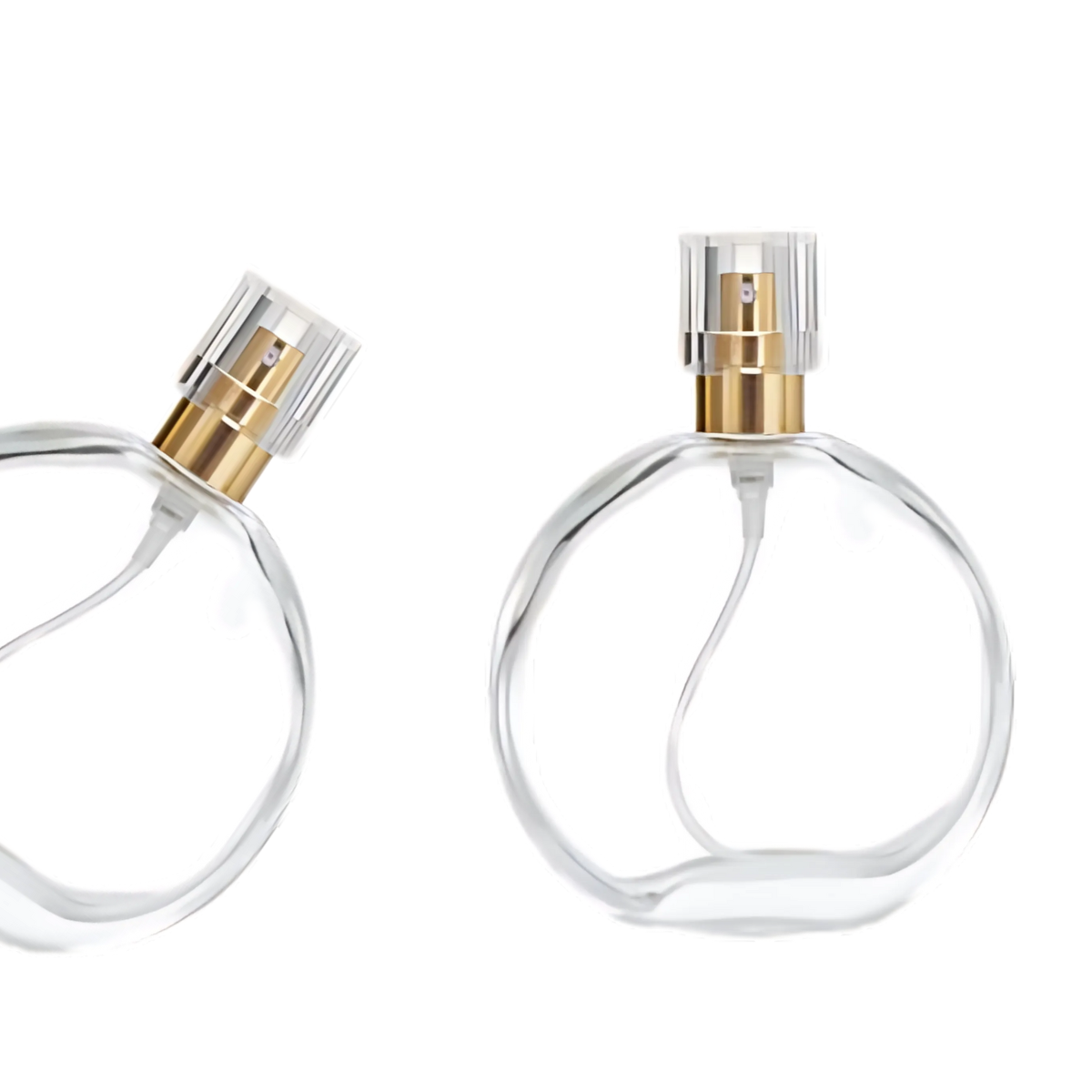 Frasco Perfume Plano Circular | Spray a Presión | 50ml - 100ml — vista 4