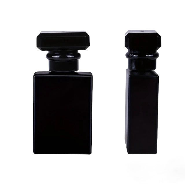 Frasco Perfume Plano Negro | Tapa a Presión | Tres Medidas — vista 3