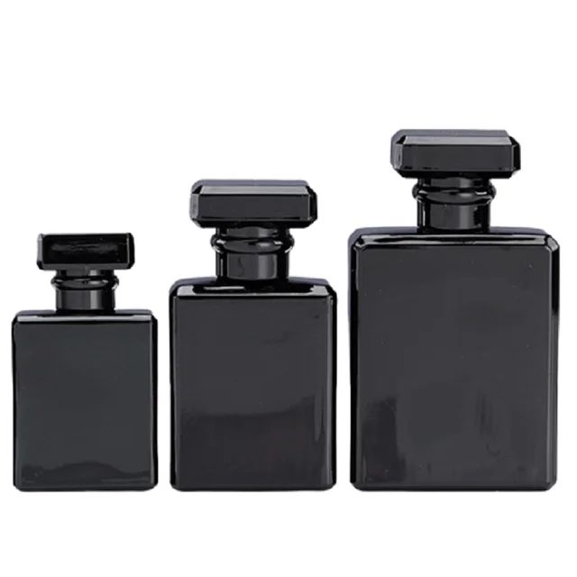 Frasco Perfume Plano Negro | Tapa a Presión | Tres Medidas — vista 4