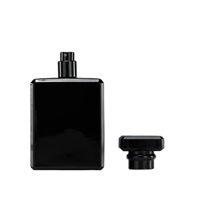 Frasco Perfume Plano Negro | Tapa a Presión | Tres Medidas — vista 2