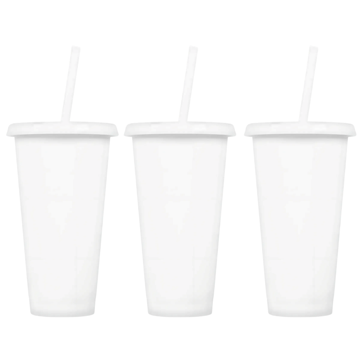 Vasos De Colores Con Tapa y Sorbito | 700ml — vista 2