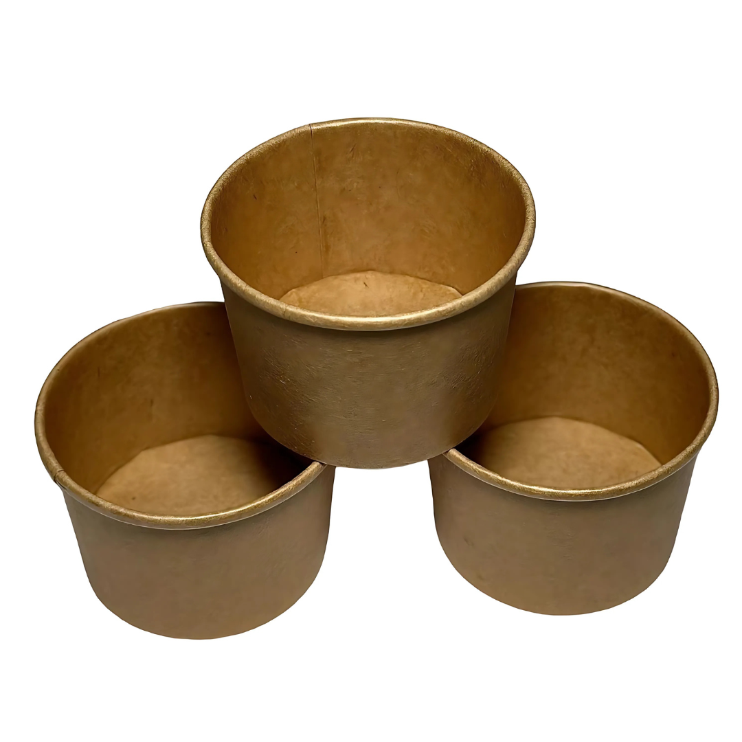 Bowl Polipapel Color Kraft 120ml 4oz Sin Tapa — vista 4