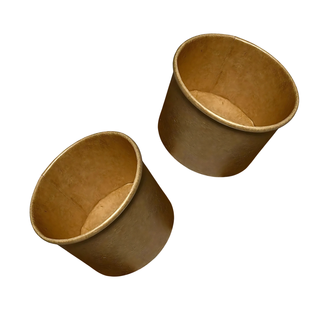 Bowl Polipapel Color Kraft 120ml 4oz Sin Tapa — vista 2