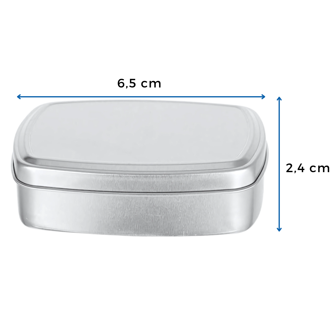 Lata Cosmetica Rectangular 60 Grs — vista 3