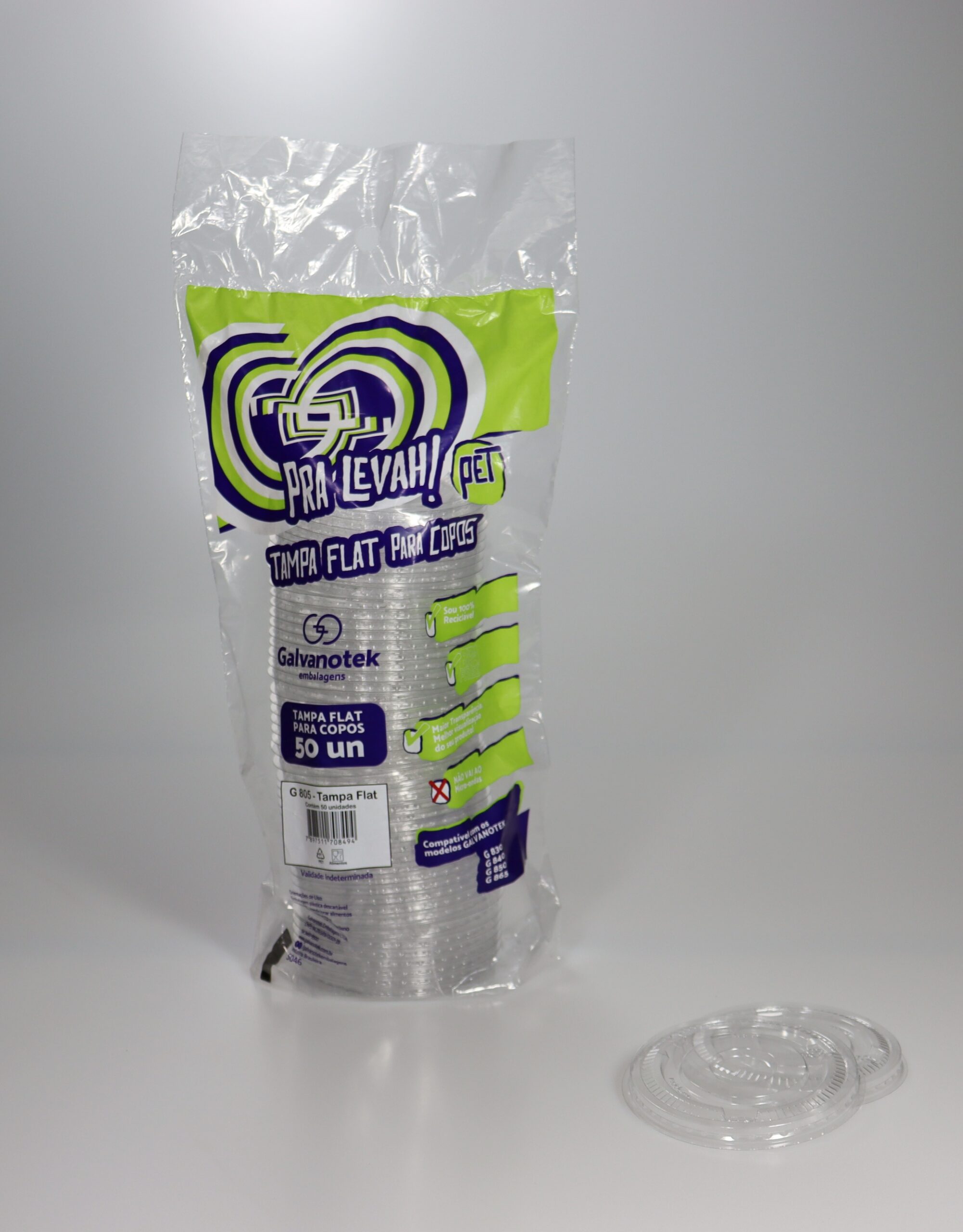 Tapa Plana Ciega para vaso 300ml/400ml/500ml (G805) — vista 2