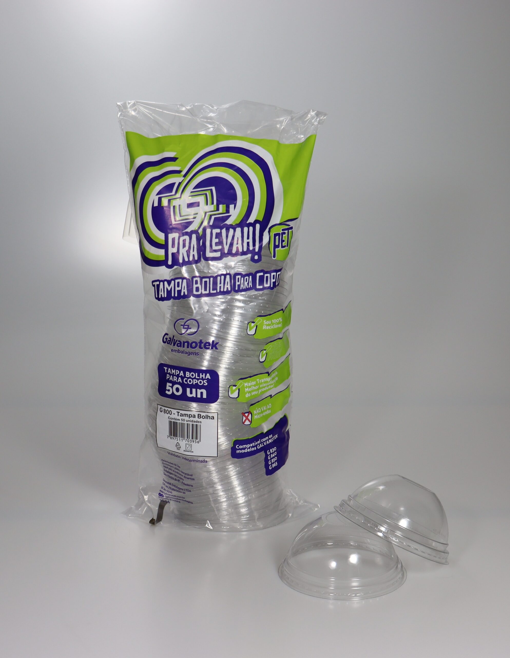 Tapa Domo Ciega para vaso 300ml/400ml/500ml (G800) — vista 2