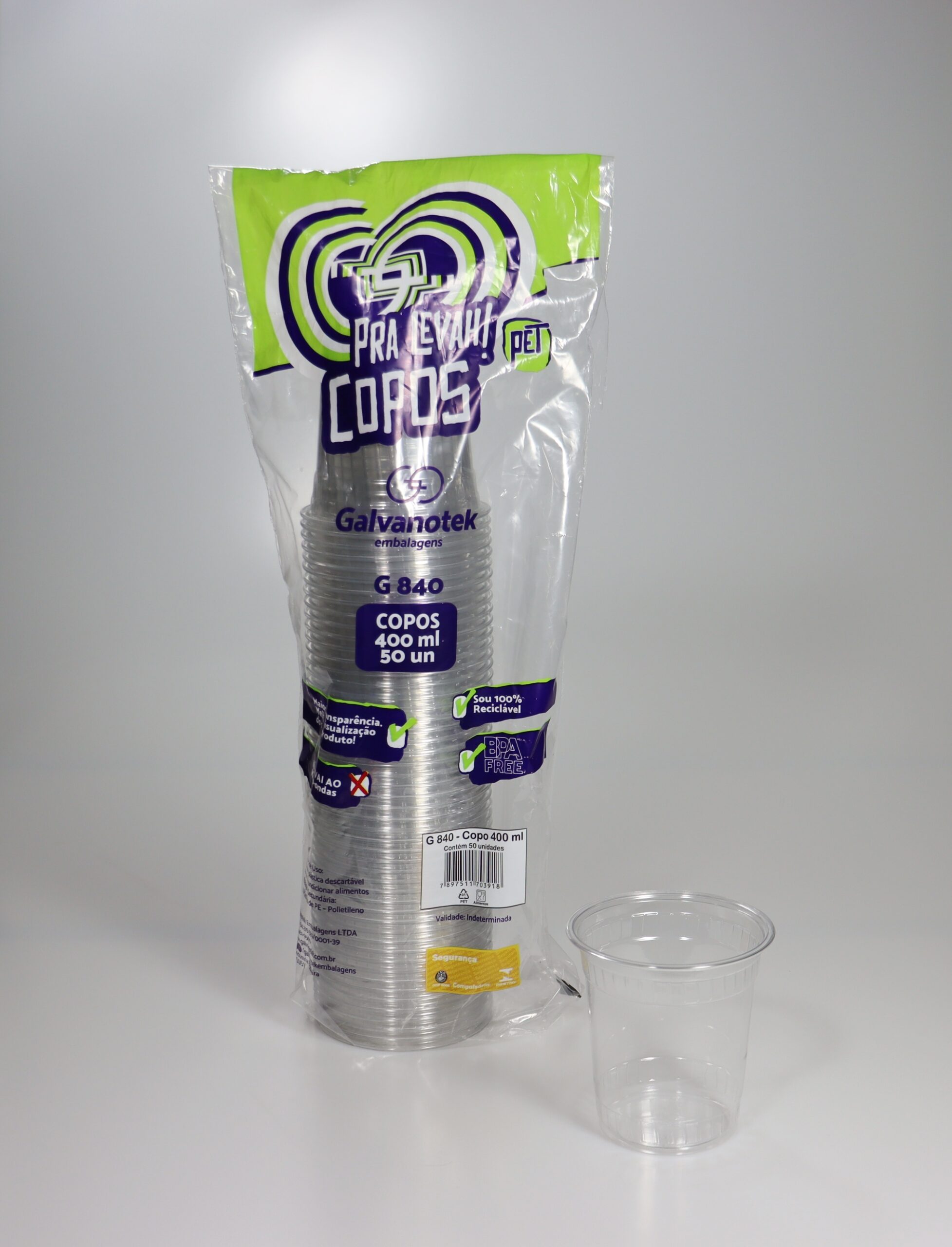Vaso Pet 400ml (G840) — vista 2