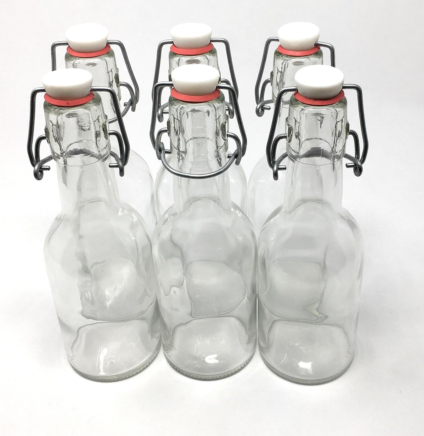 Botella Vidrio 250ml y 500ml Tapa Abatible c/ Gancho — vista 2