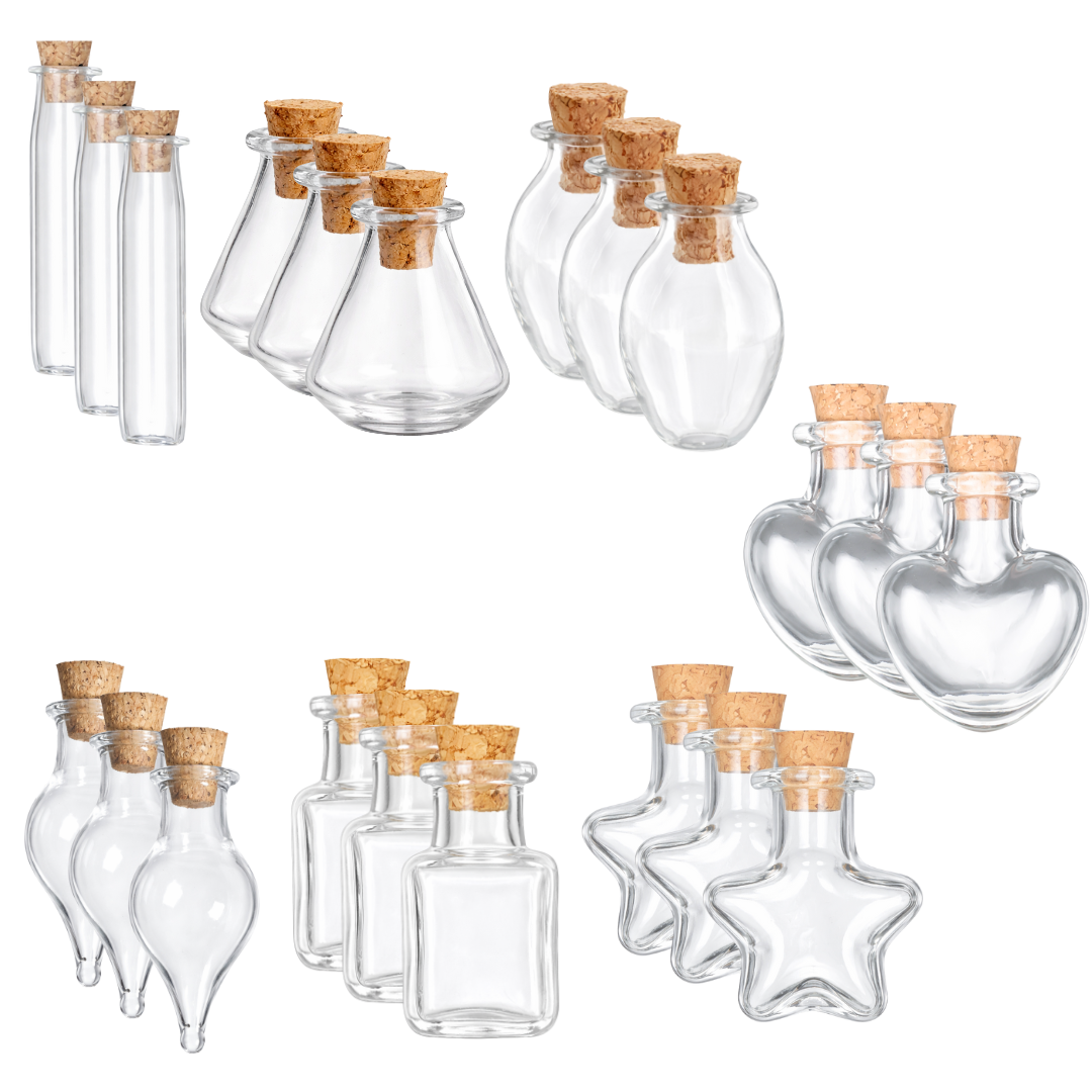 Botellitas Vidrio Souvenirs Tapa Corcho | 2ml — vista 2