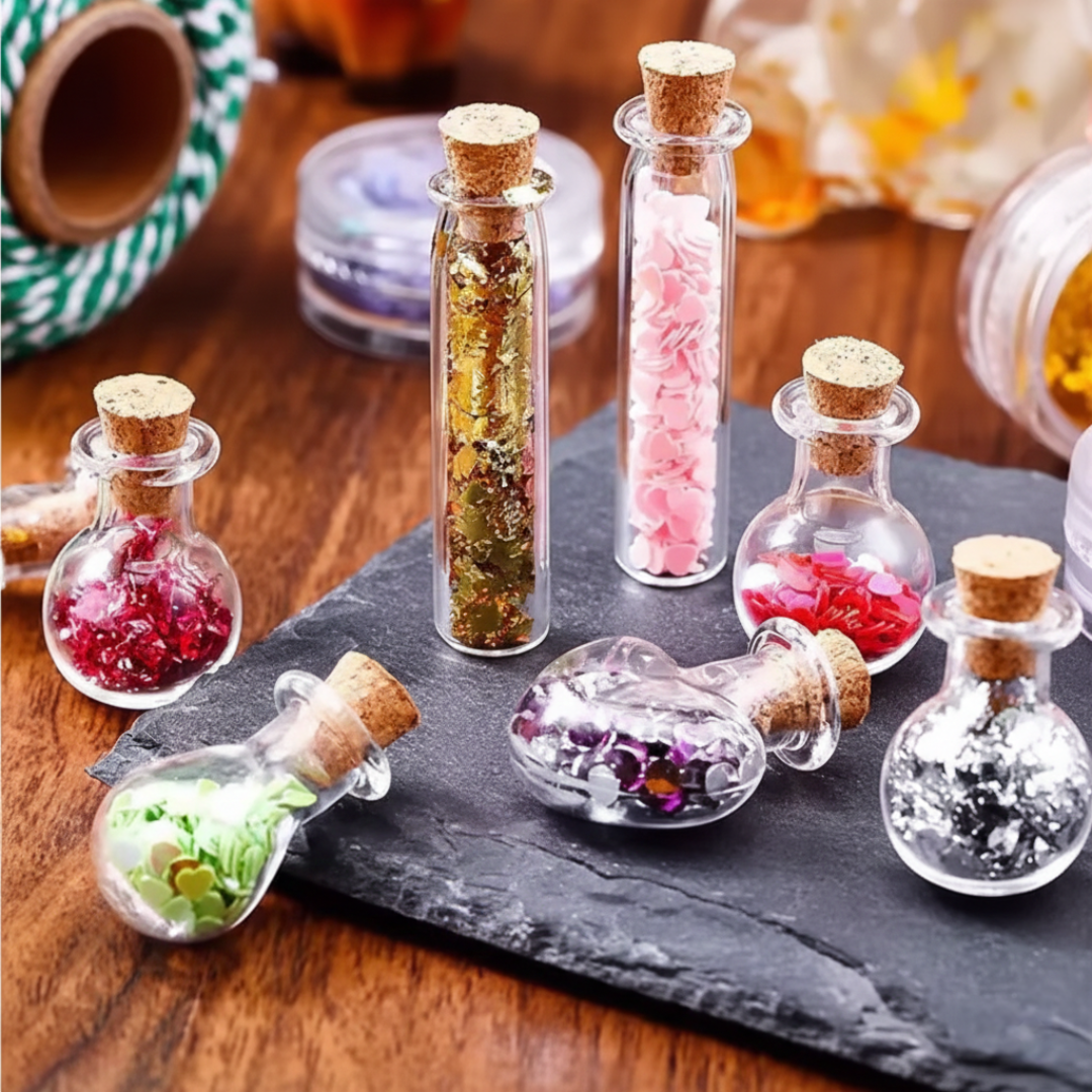 Botellitas Vidrio Souvenirs Tapa Corcho | 2ml — vista 3
