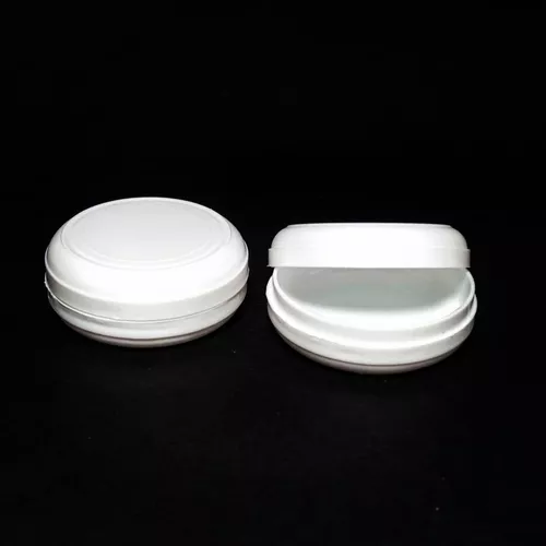 Pote Blanco 20 grs tapa a presión — vista 3