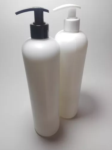 Botella blanca shampoo 900 ml con Cremera — vista 3