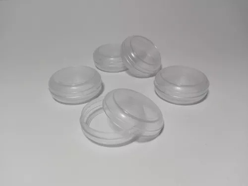 Pote Cosmético Cristal tapa presión 10grs 20grs 30grs — vista 2