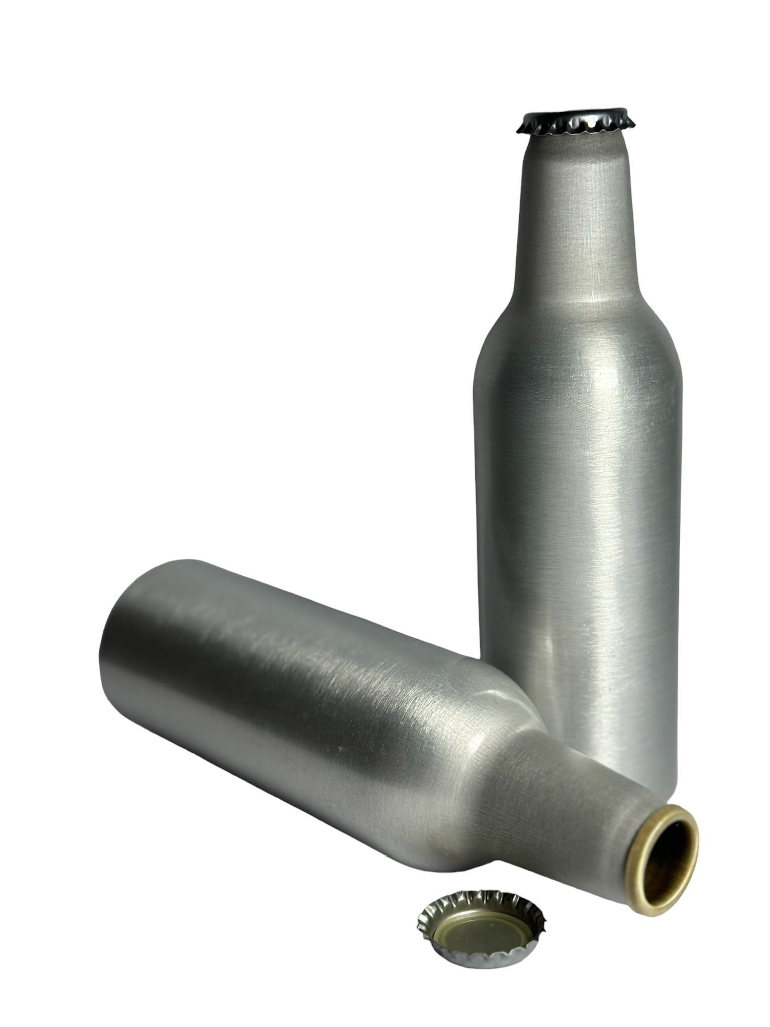 Botella de Aluminio 355ml con Tapa Corona — vista 3