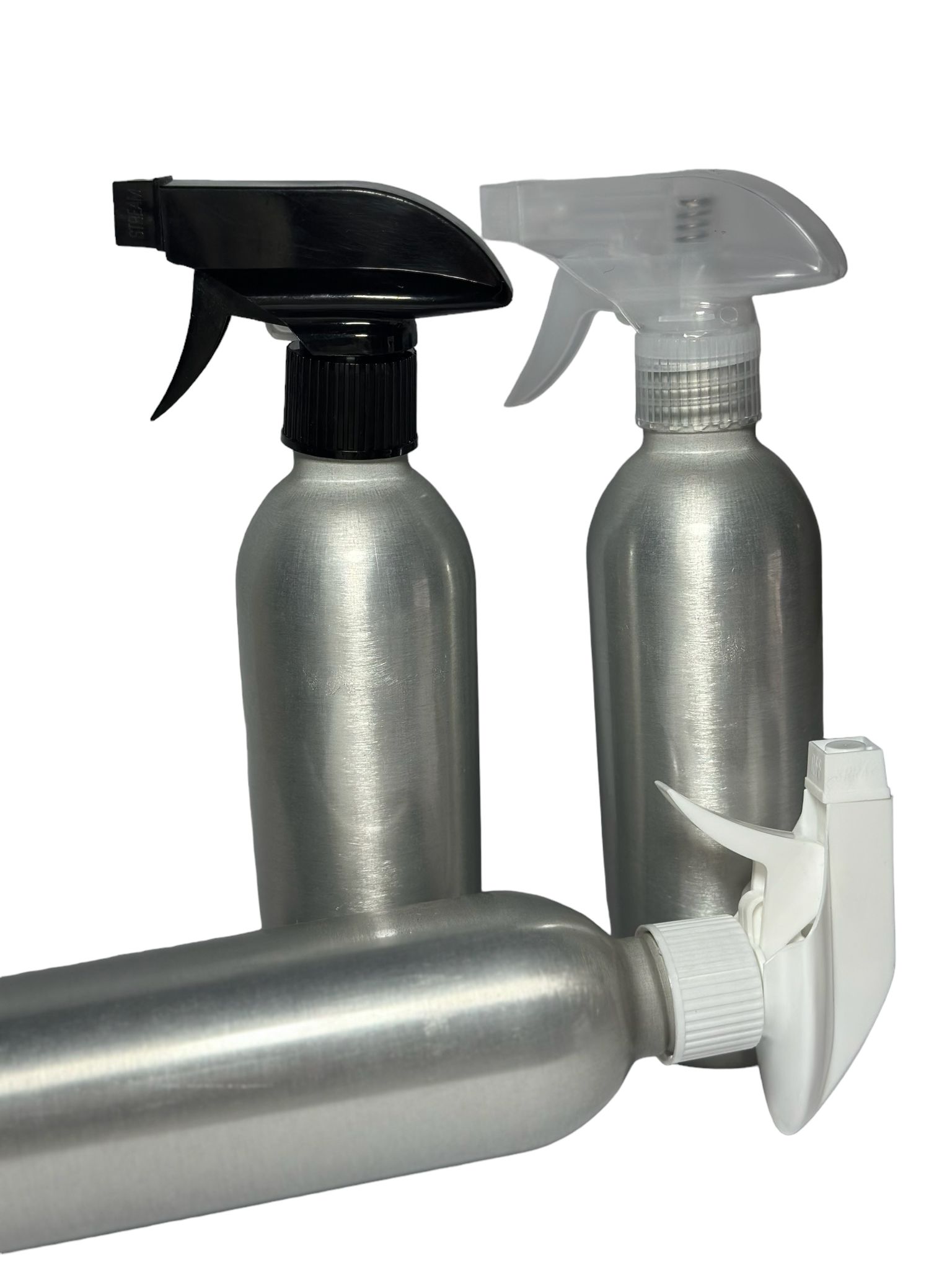 Botella de Aluminio 275ml con Gatillo (en color blanco o negro) — vista 2