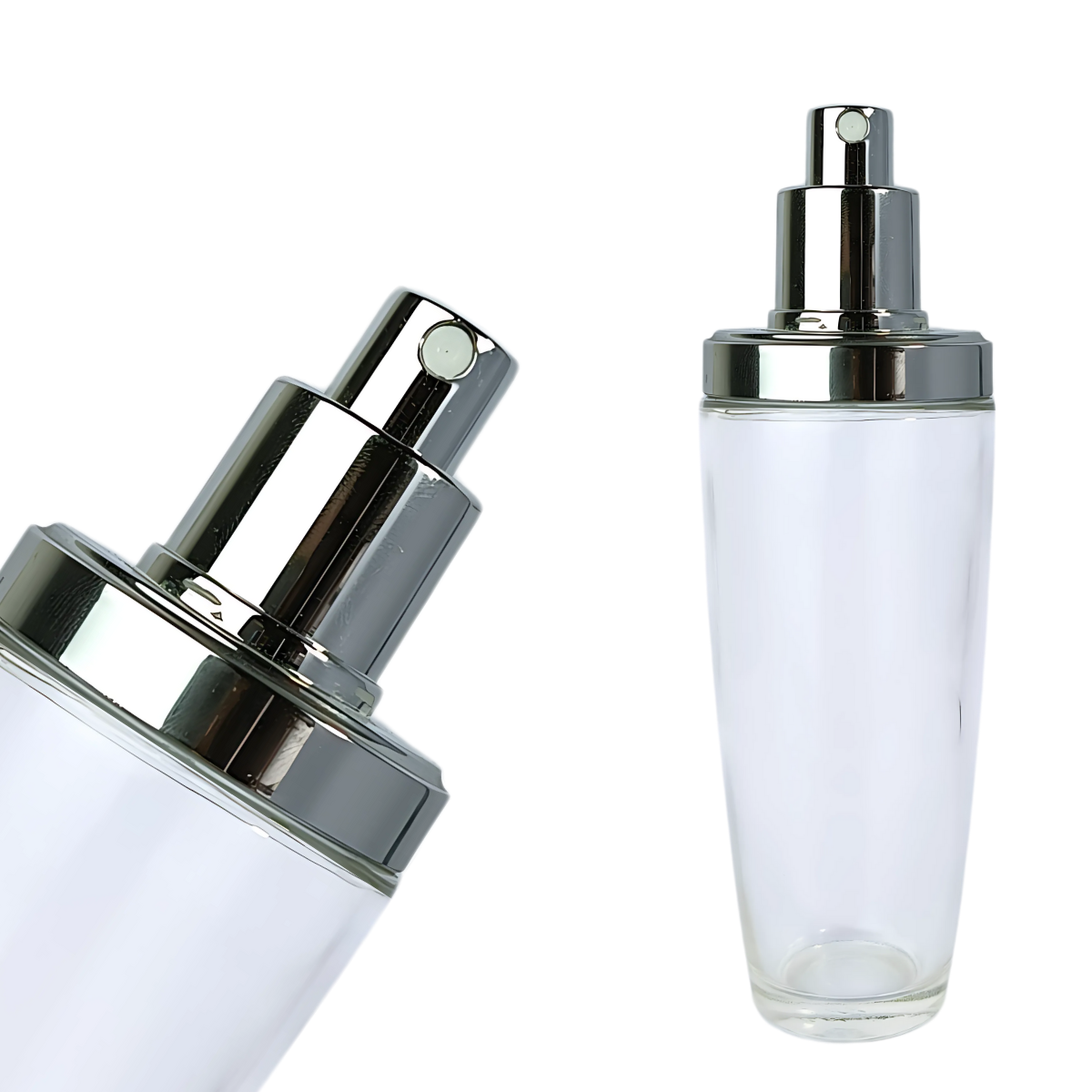 Frasco Perfume Cónico | 100 ml | Tapa Plateada — vista 3