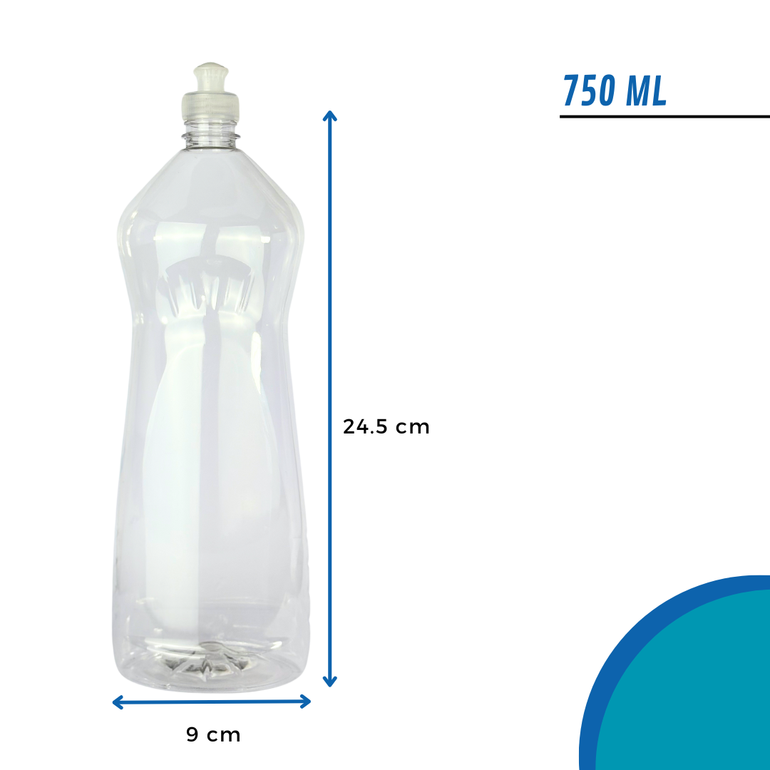 Botella PET Detergente | Tres Tamaños | Con Tapa Push Pull — vista 4