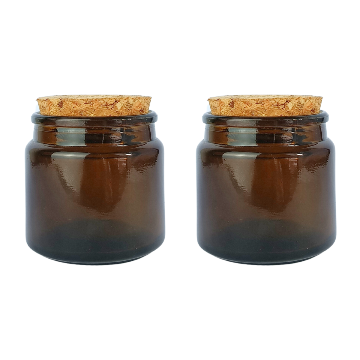 Vaso Vela Vidrio Bajo | Tapa Corcho | 80ml — vista 3