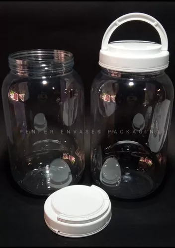 Pote Multiuso 1000ml Tapa Blanca Precintada Con Asa (G1410) — vista 3