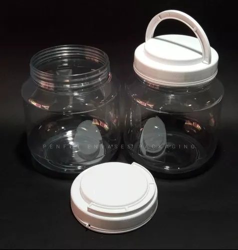 Pote Multiuso 1000ml Tapa Blanca Precintada Con Asa (G1410) — vista 2