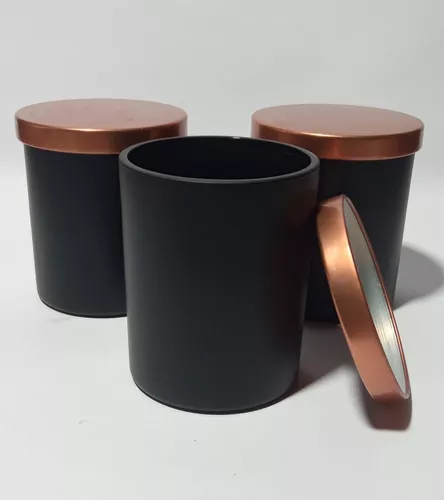 Vaso Vidrio 200ml Tapa De Metal — vista 4